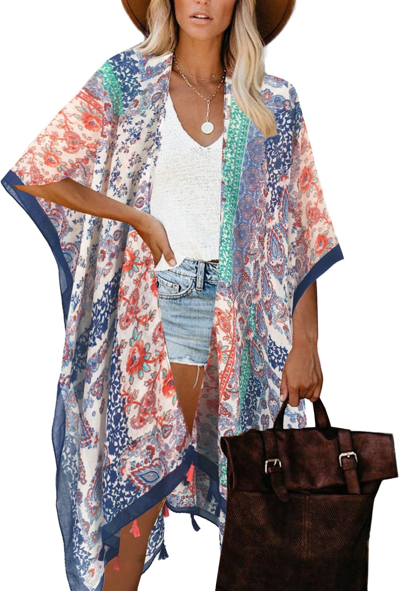 Women Summer Bikini Kimono Bathing Suit Cover Ups for Swimwear