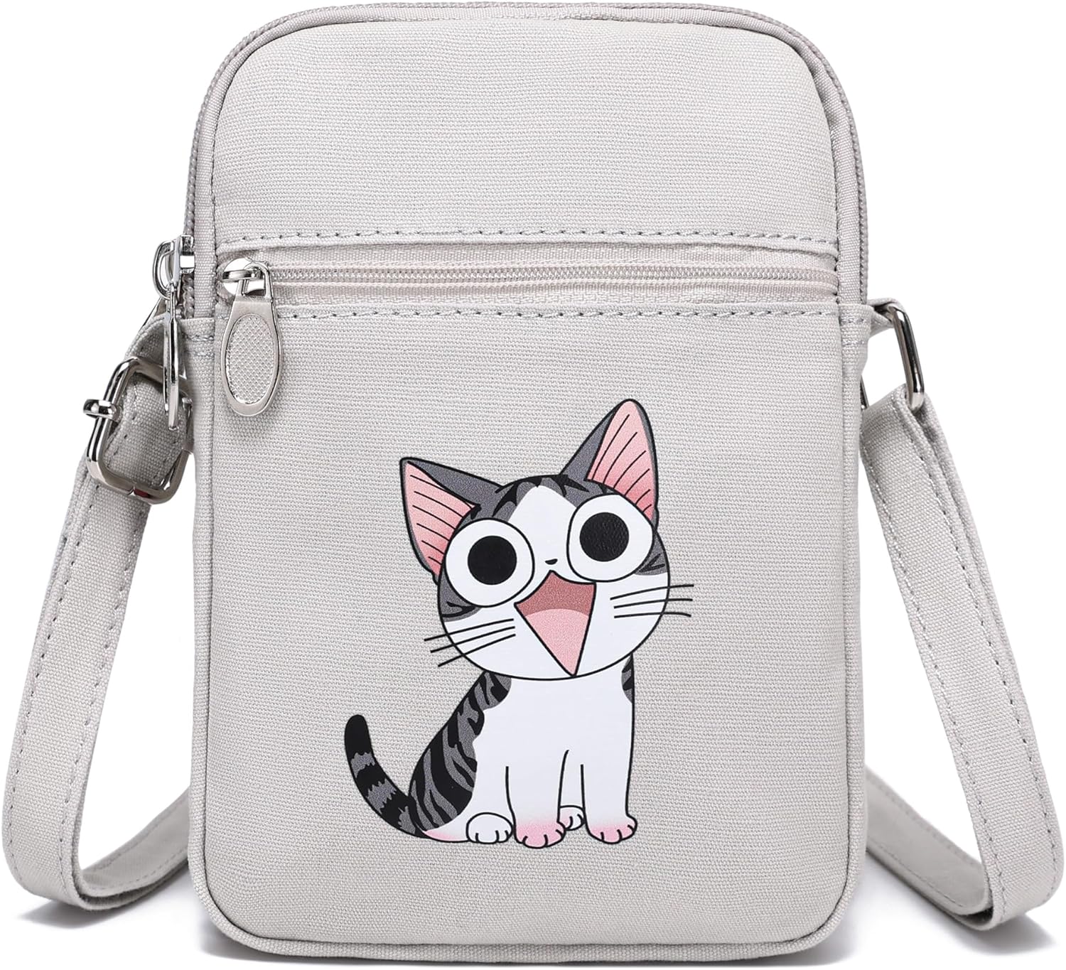 AOCINA Small Crossbody Purse Birthday Gifts for Teen Girls Daughter Trendy Stuff Cute Tween Purse Kawaii Canvas Phone Bag