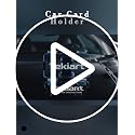 Image of Car Card Holder for Windshield Glass, Transparent, Professional Look, Display Any Card