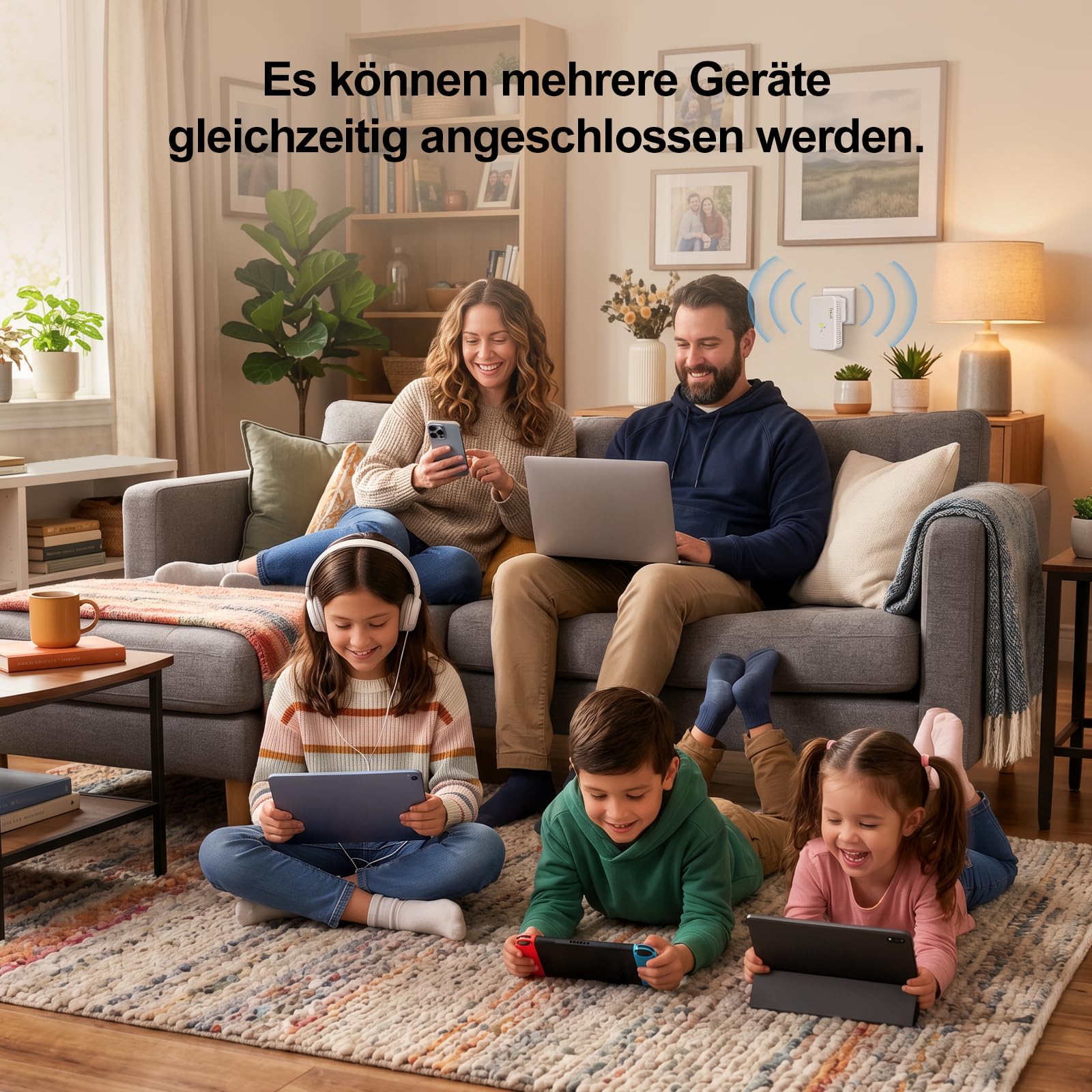2026 Neuestes-Repeater-1200Mbit/s WLAN Verstärker,Dual-Band WiFi Verstärker | WiFi Booster mit Repeater/Router/AP Modus,Einfache Einrichtung,Wlan Extender mit LAN/WAN Port,Outdoor Wlan Verstärker/Repeat