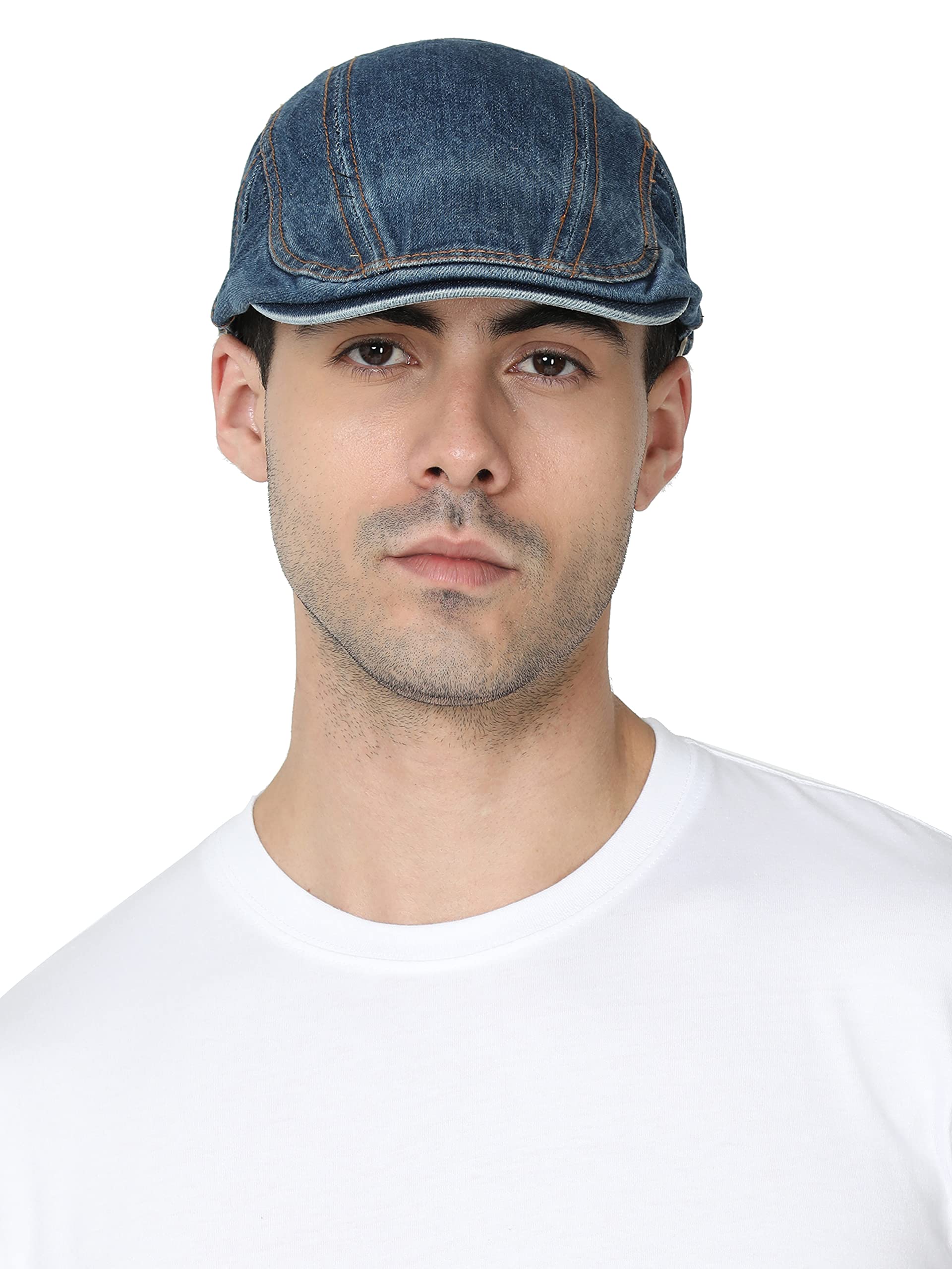 FabSeasons Casual Cotton Golf Flat Caps & Hats for Men & Women-picture-12