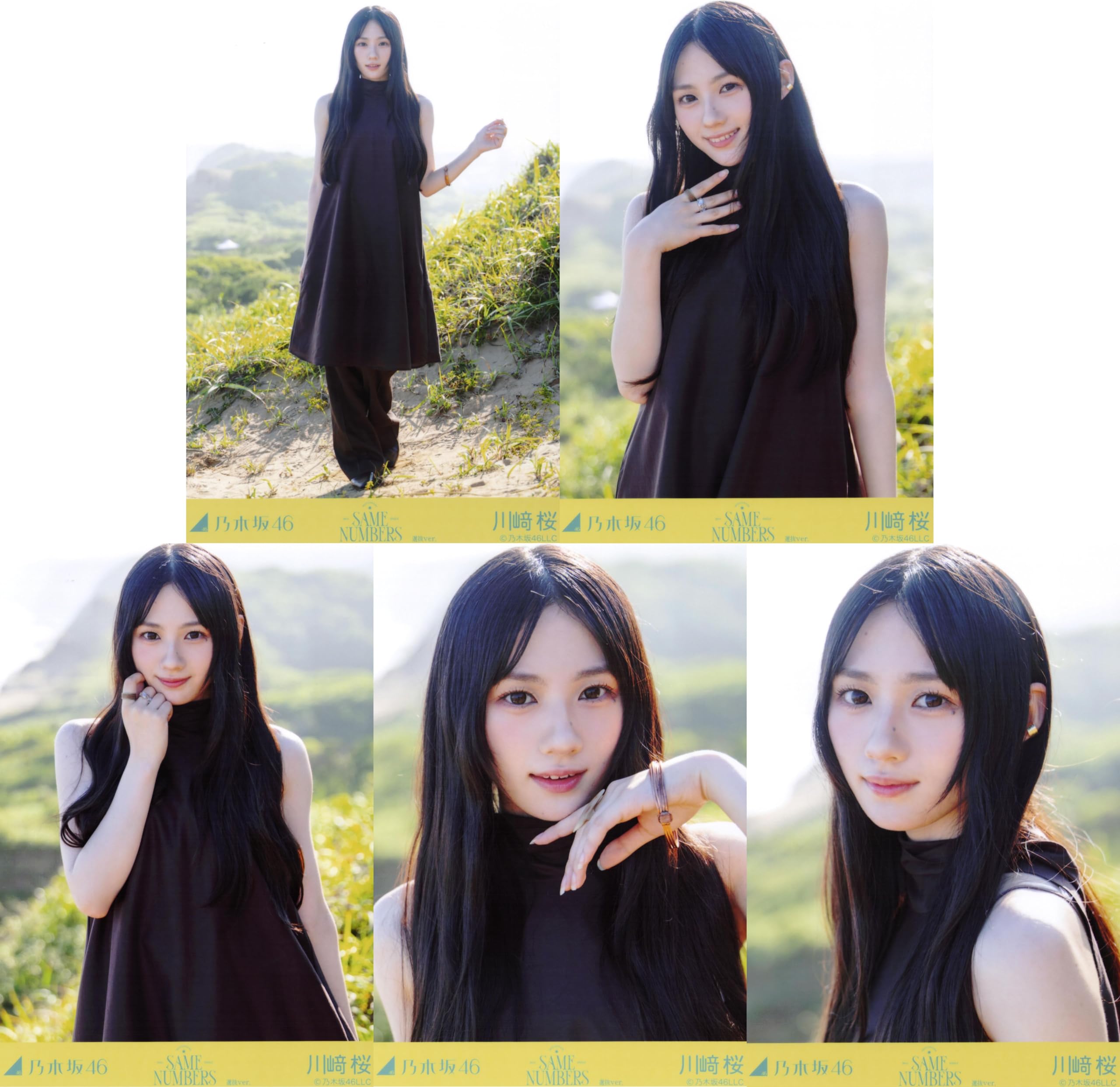 Amazon.co.jp: 乃木坂46 2025年8月個別生写真5枚セット 「Same numbers