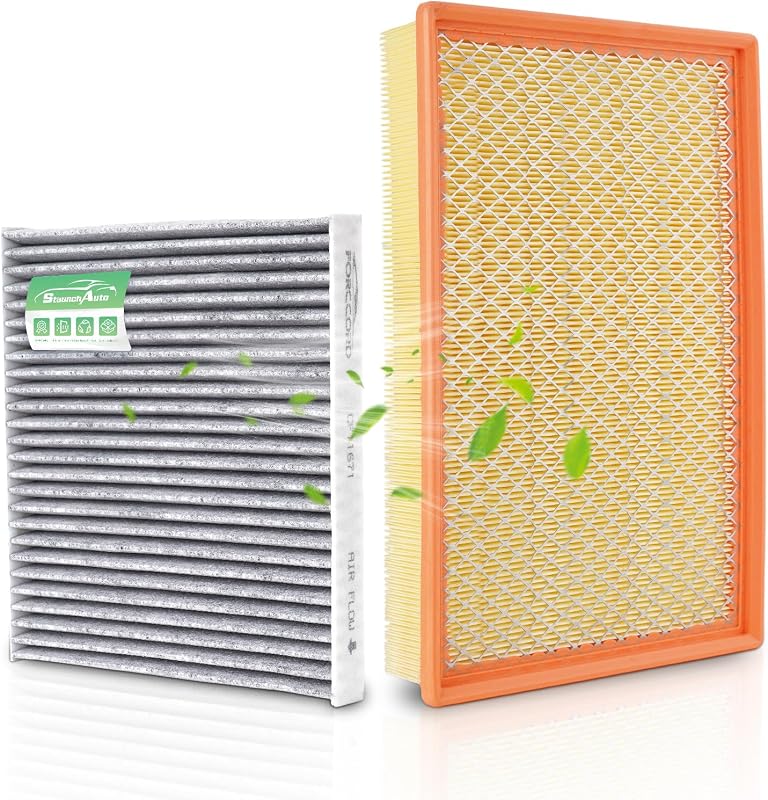 Kit de Filtros de Ar do Motor e Cabine StaunchAuto para RAM 1500, 2500 e 3500 – 2 unidades