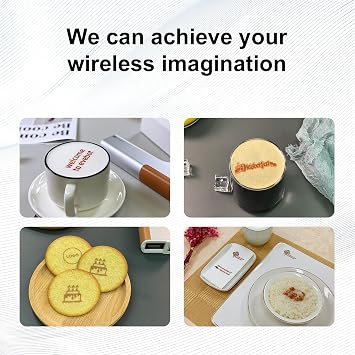 Handheld Inkjet Food Printer Protable Cake Printer Coffee Printer Latte Art Printer DIY Custom Text Pattern Food Machine in Bake Bread Biscuit