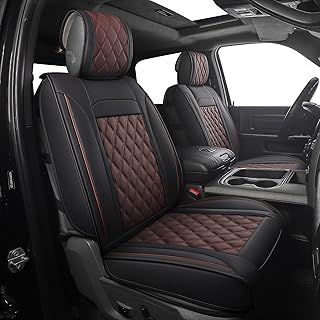 JOJOBAY Car Seat Covers for Dodge Ram,Fit 2009-2025 1500/2500/3500 HD Pick-up Truck,Crew,Regular,Quad,Mega Cab,Waterproof Synthetic