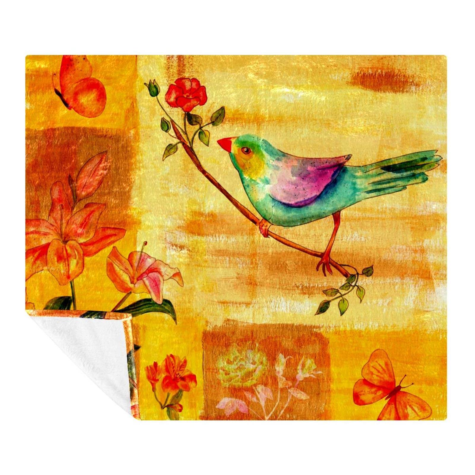 Couverture polaire vintage fleur de lys jeté de lit haut de gamme floral