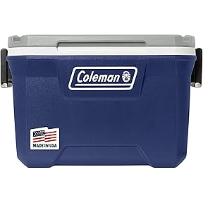 Coleman 316 Series Insulated Portable Cooler with Heavy Duty Latches, Leak-Proof Outdoor High Capacity Hard Cooler, Keeps Ice for up to 5 Days