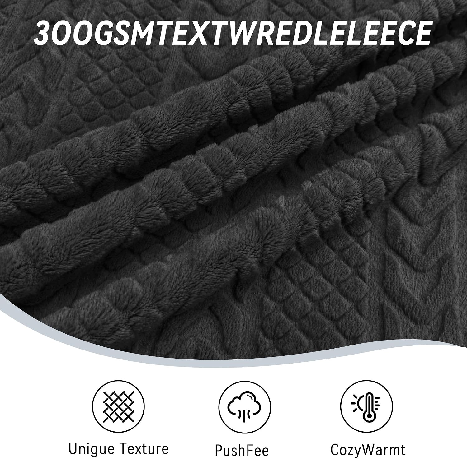 Mens Hooded Plush Robe, Ultra Soft Bathrobe for Men, Warm Cozy Fleece Robe with Pockets