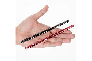 Pocket Architect Scale Ruler - 6 Inch, 2-Pack for Bullet Journaling