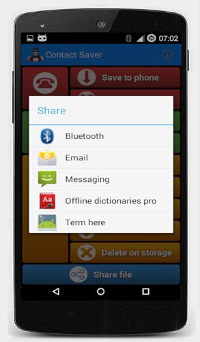 Contact Saver