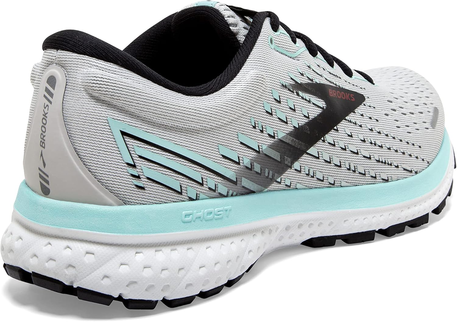 Brooks Women's Ghost 13 Running Shoe 7.5 Grey/Aqua