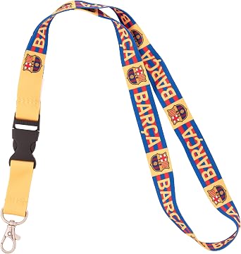 Desert Cactus FC Barcelona Barca Lanyard with Snap Buckle B