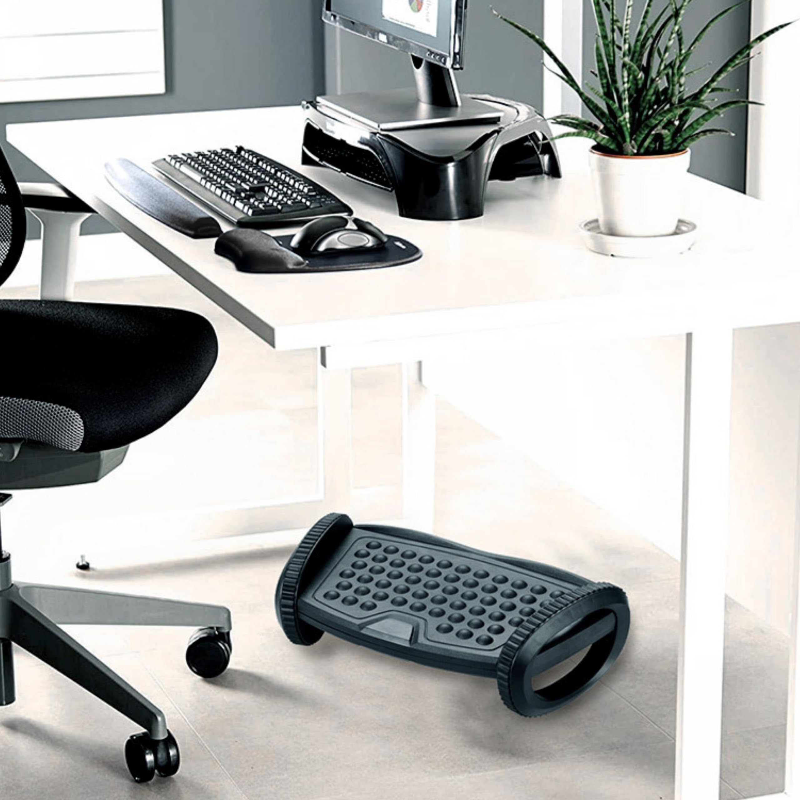 DomuStile Repose-pieds De Bureau Ergonomique Antidérapant - Repose