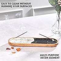 Vista 3 de Folkulture Varillas de incienso – Juego de 6 inciensos (120 varillas) para purificación con soporte de incienso o quemador de incienso, moderno