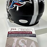 Vista 2 de Jeffery Simmons Tennessee Titans Mini Casco de Fútbol JSA COA