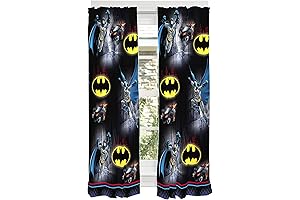 Batman Curtains for Boys Room: Franco Kids Room Window Curtain Panels Drapes...