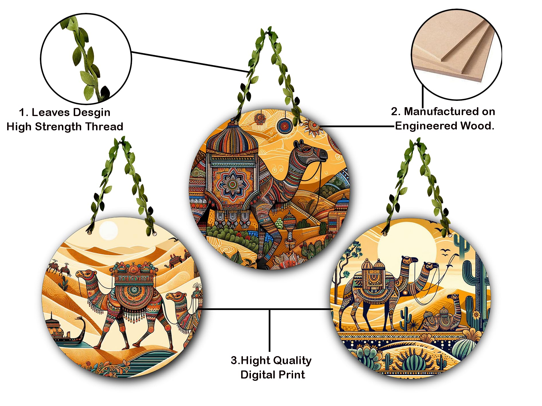 MD Arts Wall Hanging Decorative Items | Decor Items | Cir-Set-0001 1
