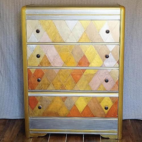 Miniatura 6 de DecoArt Americana Décor Metallics - Pintura de perlas metálicas, paquete de 3 pinturas acrílicas metálicas de 8 onzas, pintura multisuperficie a