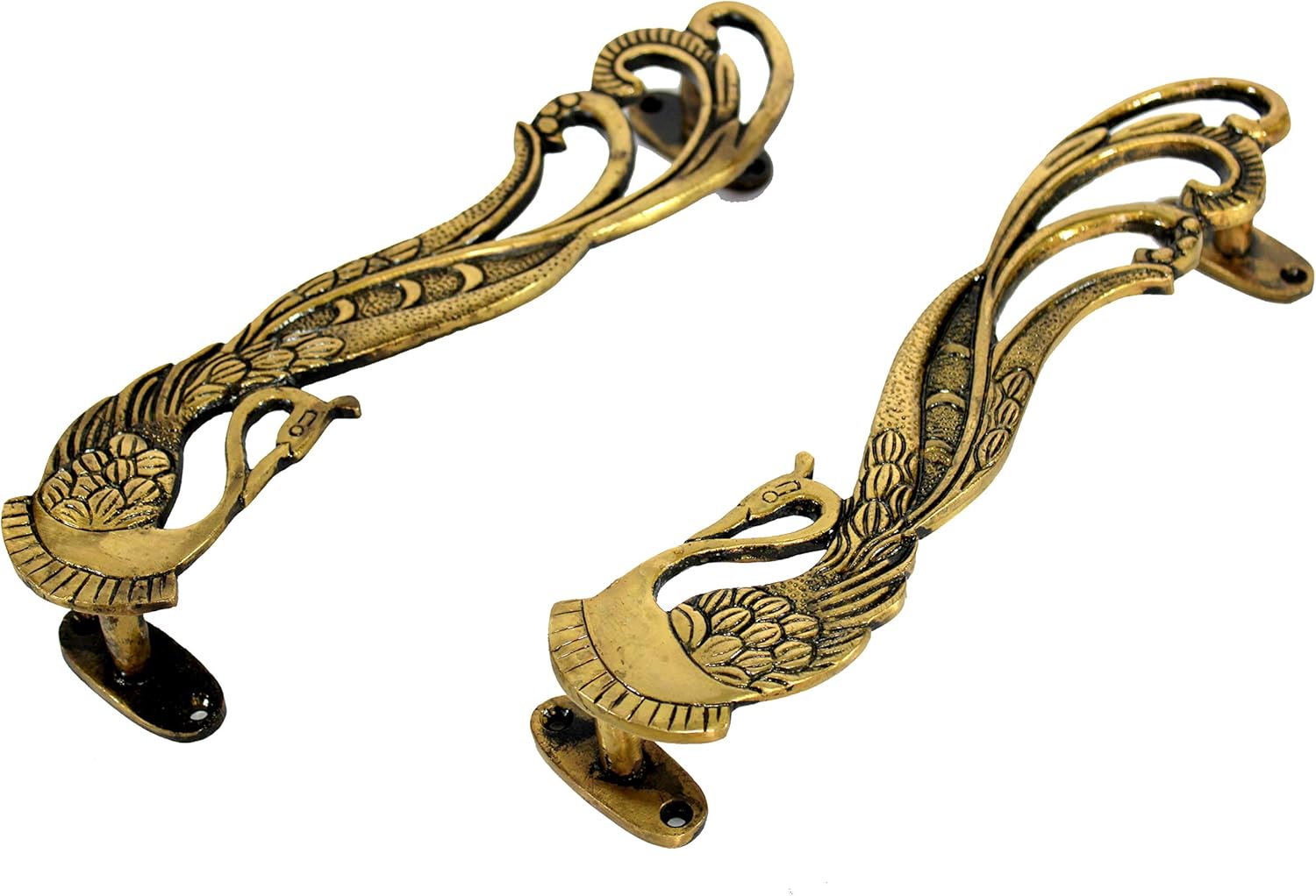 Exclusive eSplanade - 11 Designer Peacock Brass Door Handle Pair (2 pcs) | Home Decor | Door Decor | Pair of Brass Door Handles | Pair of Brass Door Pulls Review eSplanade - 11 Designer Peacock Brass Door Handle Pair (2 pcs) | Home Decor | Door Decor | Pair of Brass Door Handles | Pair of Brass Door Pulls