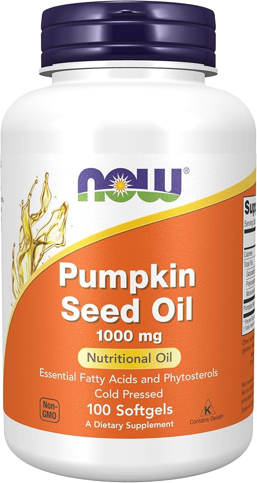 NOW Supplements, Pumpkin Seed Oil 1000 mg with Essential