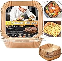 Vista 16 de Forros desechables para freidora de aire Ninja Foodi, forros desechables para freidora de aire Ninja, forros de papel pergamino para freidora
