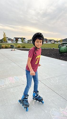 Miniatura 3 de MammyGol Patines en línea ajustables para niños, patines con ruedas iluminadoras - Patines para principiantes para niñas y niños, jóvenes