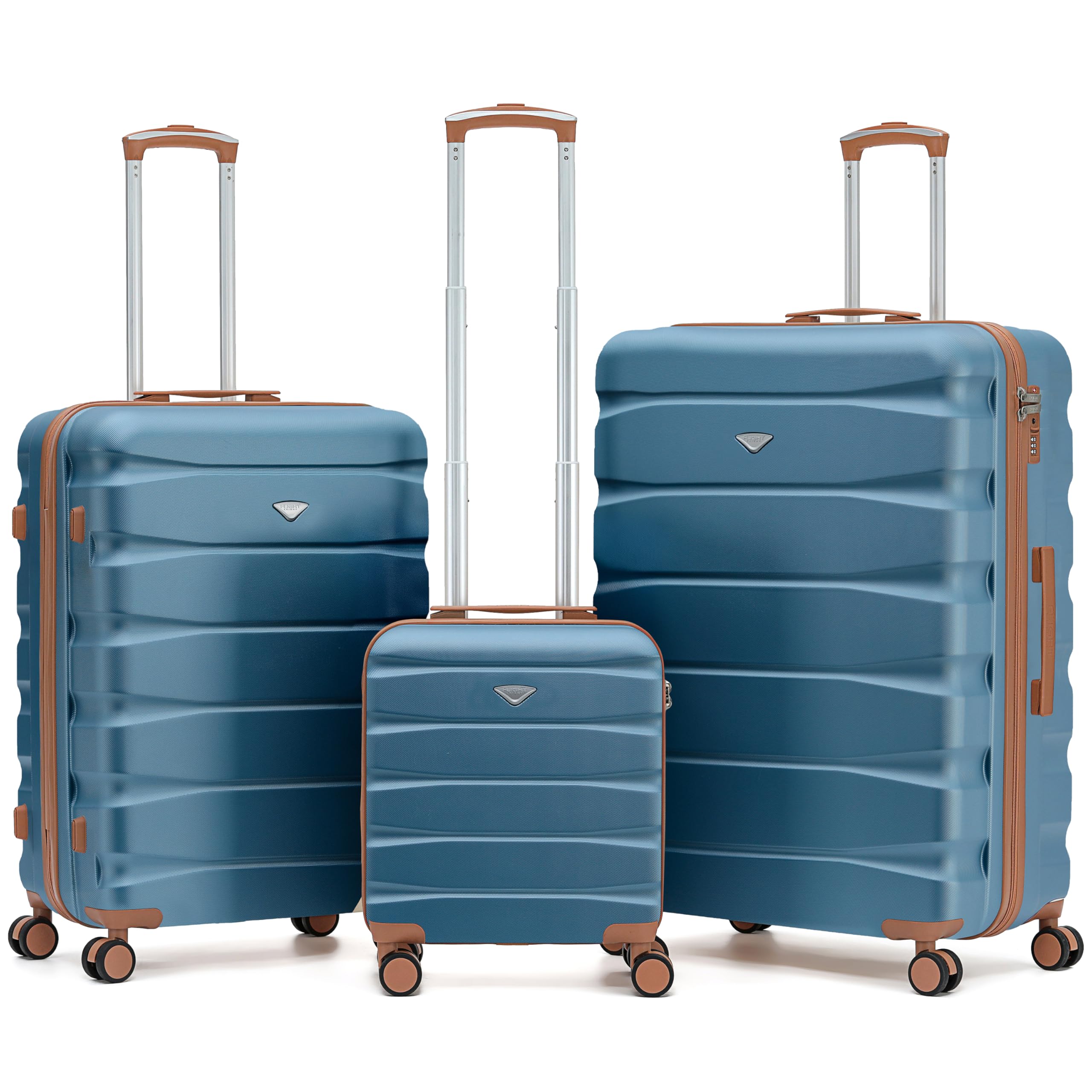 Flight Knight Underseat Cabin Suitcase 45x36x20cm | Free Hand Luggage for EasyJet & Wizz Air | Lightweight ABS Hard Shell with 8 Silent-Glide Spinner Wheels | Max Space Travel Bag — view 121
