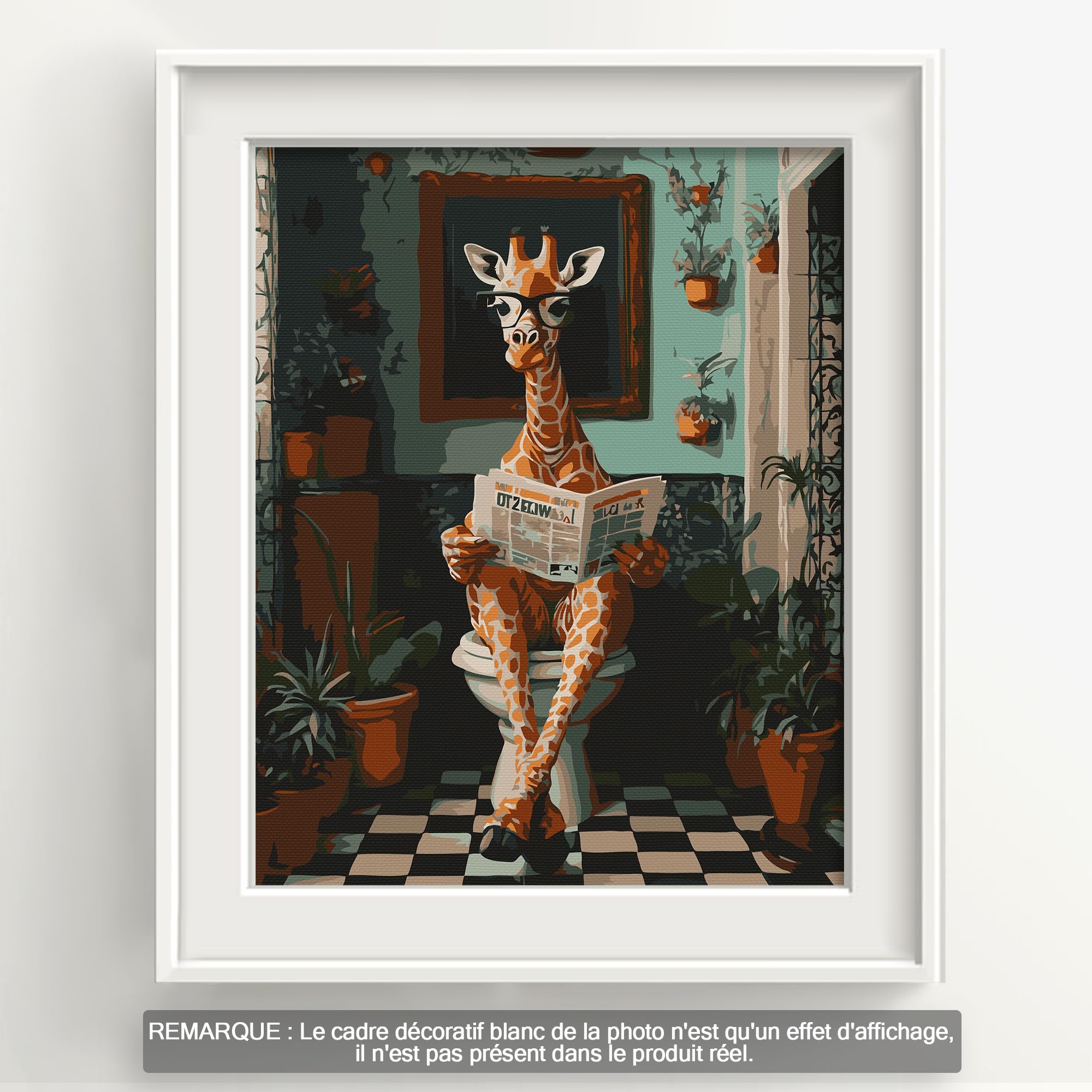 SULISO Peinture Par Nuéro Fleur Adulte Avec Pinceaux Et Acryliques