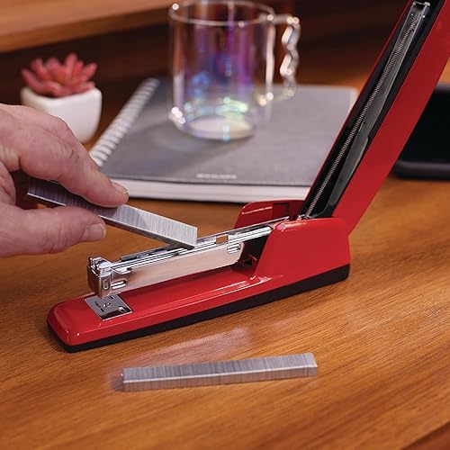 Miniatura 4 de Swingline 747 - Engrapadora icónica de escritorio con capacidad para 25 hojas para escritorio de oficina Rojo Rio 74736