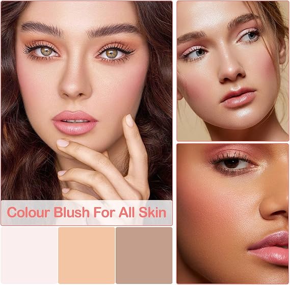 2Pcs Blush Colour Changing,Temperature Changing Liquid Blush for Mature Skin,Long Lasting Waterproof for Face Makeup