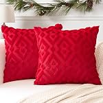 Artscope Boîte de 2 Velours en laine courte douce Couvertures d'oreillers décoratifs de style luxueux Coussin Couvres de coquille d'orfèvre européen pour canapé chambre à coucher Diamond Forme crème Beige, 18x18 1 cm