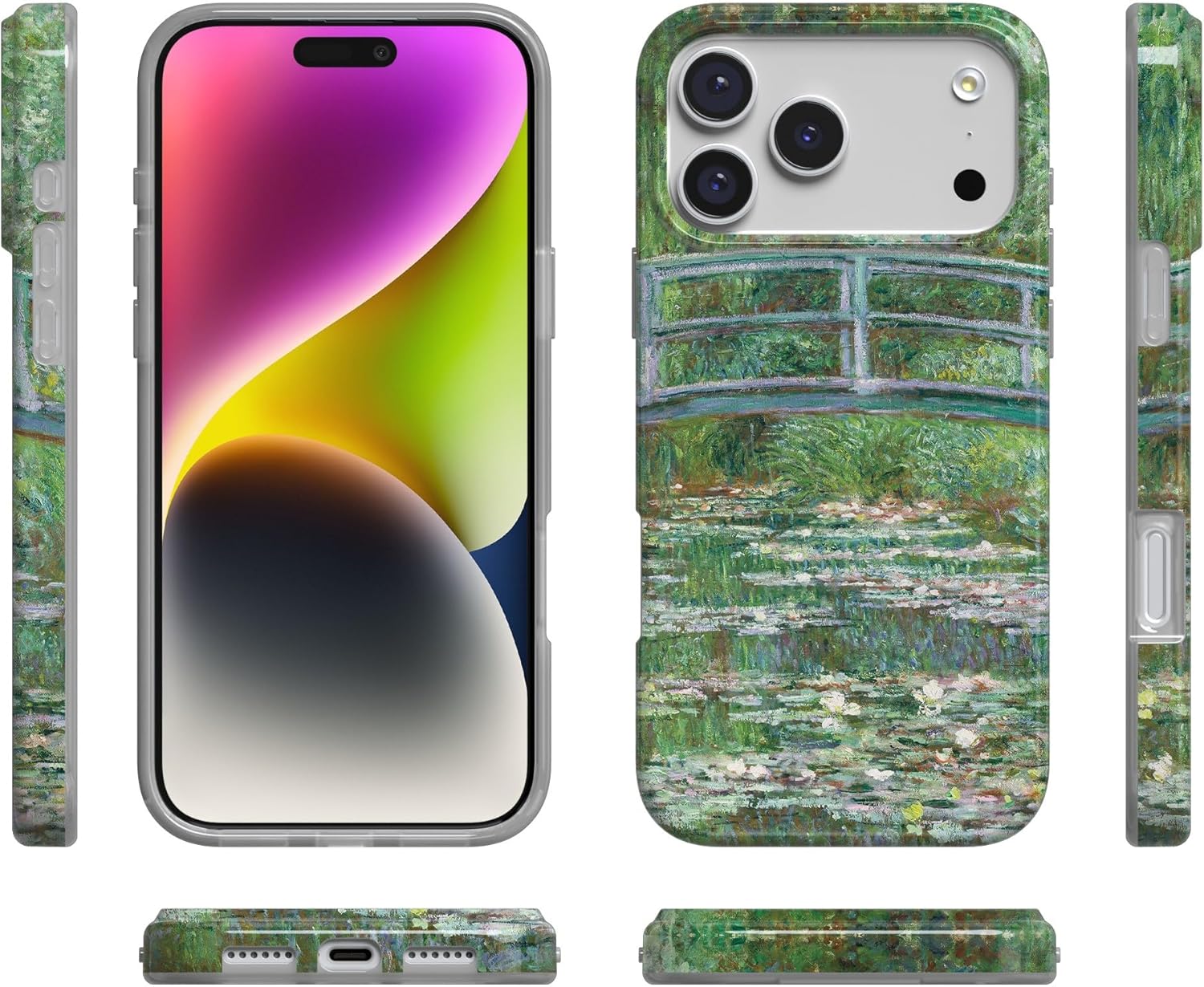 Casely iPhone 17 Pro Max Case | Monet's Bridge | The Met Museum | Compatible with MagSafe | Classic Ultra Slim Design