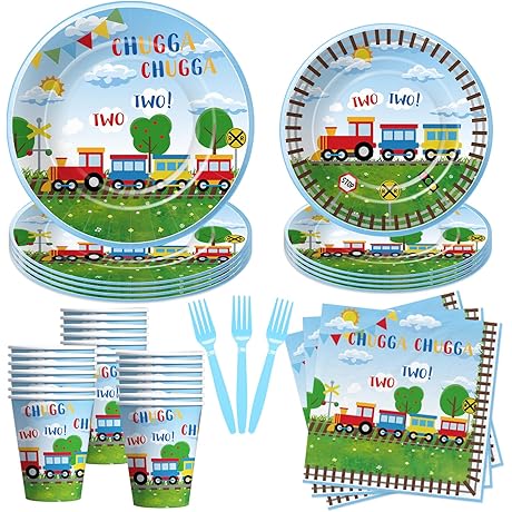 Chugga Chugga Choo Choo Im Two Party Supplies