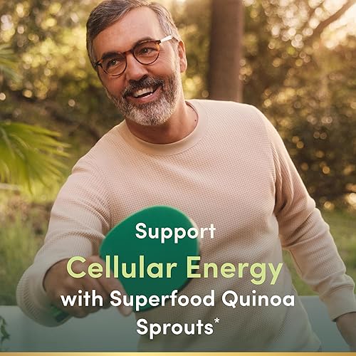 Miniatura 2 de Nature's Bounty Superfoods Plus Energy para apoyar la energía celular, 23 frutas y verduras, suplemento de energía celular, 30 cápsulas