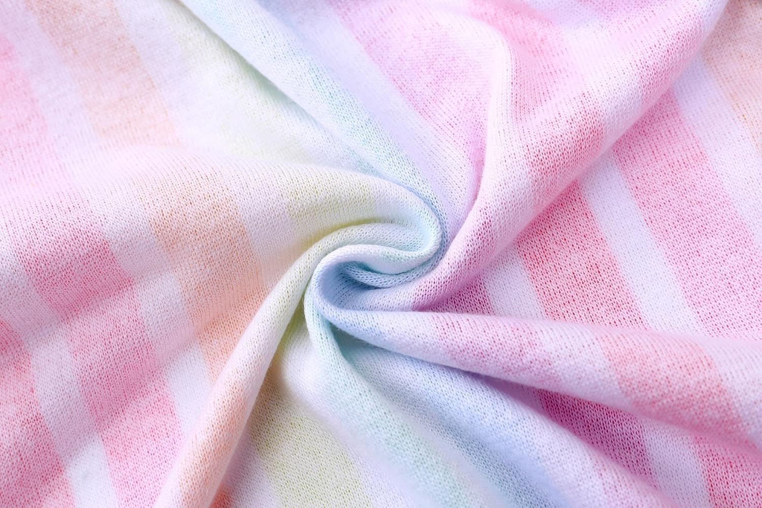 LUCKYGAL Pink Striped Girls Swimsuit Cover Up Kids Swim Coverup Terry Zip-Up Beach Pool Clothes,3t 4t - Image 2