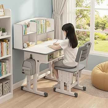 学習机　　　中古品　　　いい品です Amazon.co.jp: 学習机 勉強机 椅子 セット 70*50cm学習机セット 大型