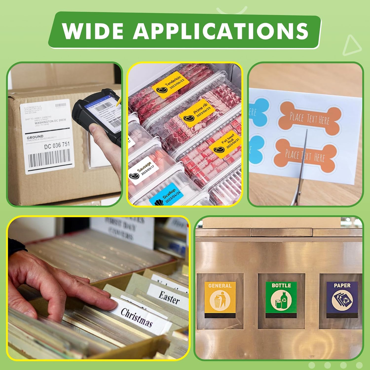 Koala Printable Sticker Paper for Laser Printers, 50 Sheets Semi Gloss Label Sticker Paper, 8.5x11 inch - Image 7