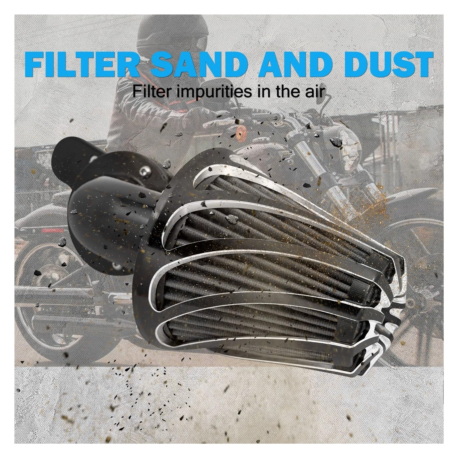 Filtro Aire Motocicleta Limpiador De Filtro De Aire para Motocicleta para Har&Ley Sportster 883 1200 48 72 Touring Dyna Softail Fat Boy Breakout Road King Street Glide