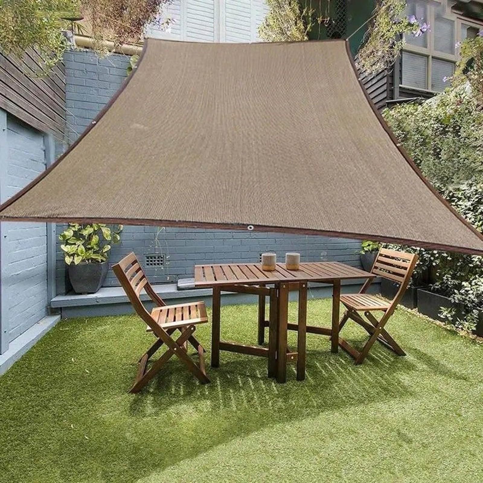 Malla de Sombreo con Ojales MetáLicos, Sombra Refrescante Que Reduce el Calor Superficial para Patios, Invernaderos y Refugios para Plantas(4x8 m/13x26 ft)