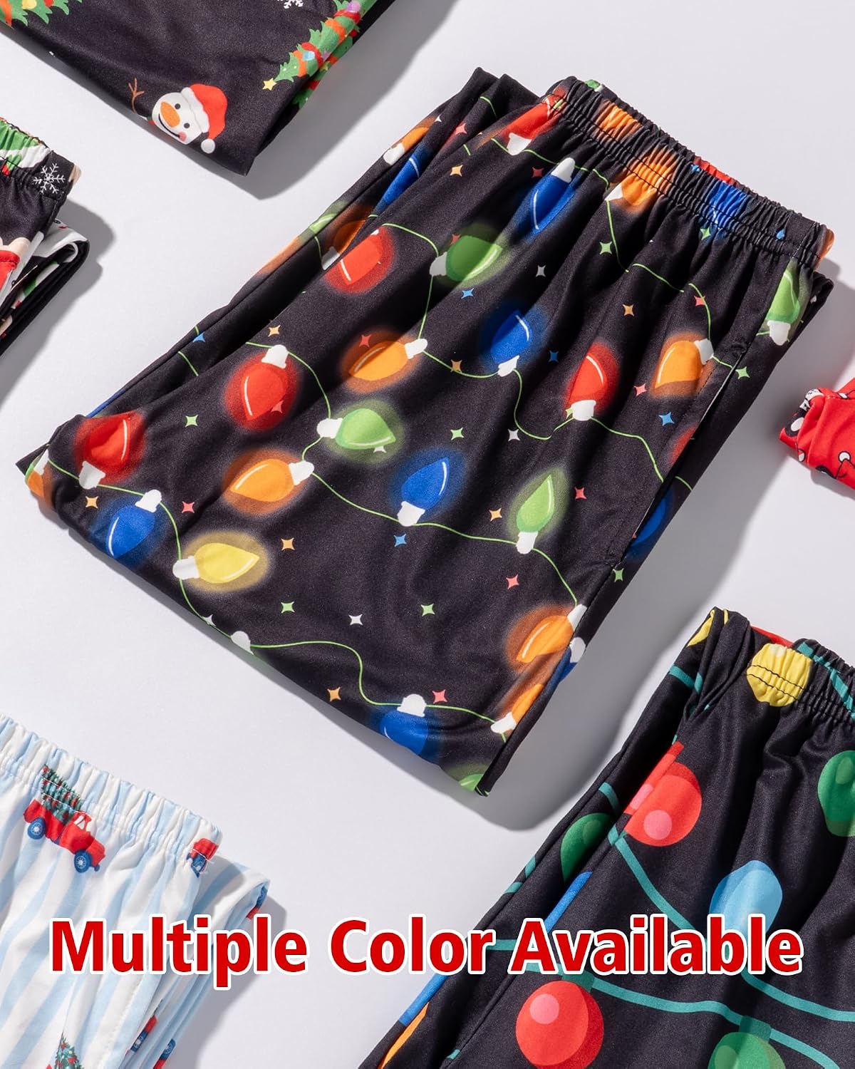 HONGTEYA Christmas Pants Boys Soft Long Loose Bottom Xmas Holiday Trousers