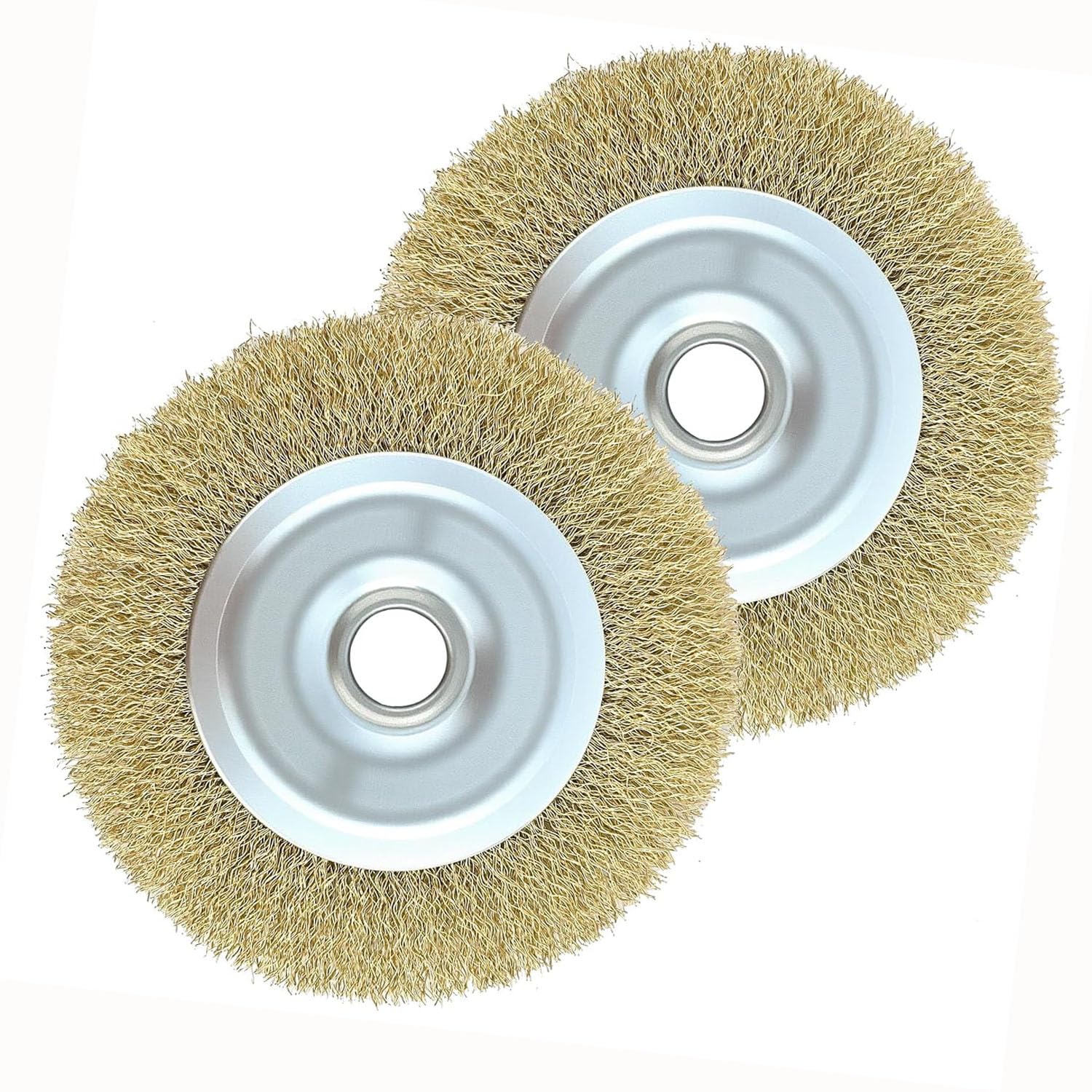 2 Pcs Wire Wheel Brush for Ryobi Patio Cleaner Wire Brush Replacement for Ryobi RAC814 RY18PCA-0 OPC1800 OPC1815 EFB 400/401