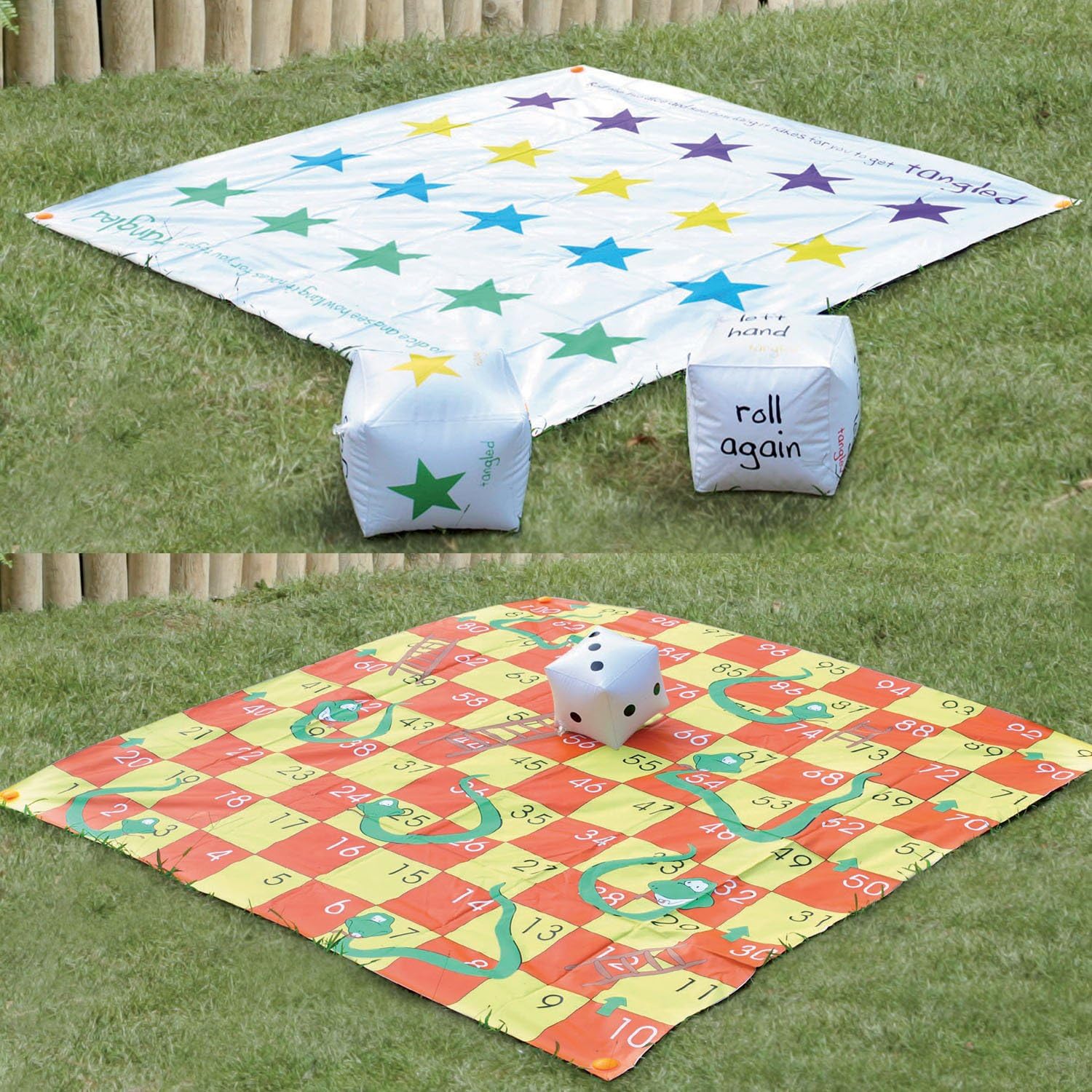 Parkland® 2 In 1 Giant Snakes and Ladders/Tangled Twister Outdoor ...