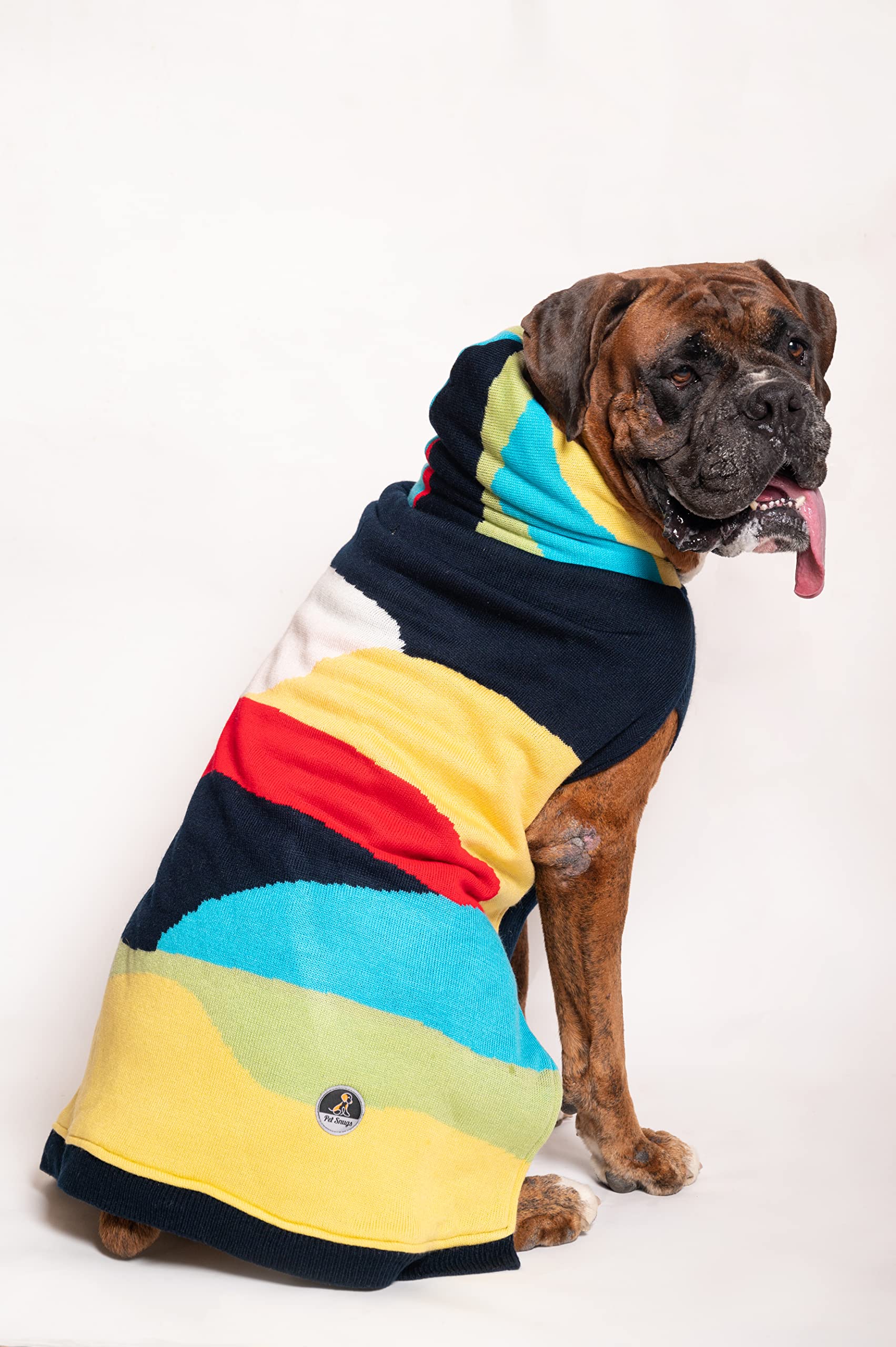 Petsnugs Colourful Dog Sweater Winter Dog Sweater, Warm Comfortable Dog cat Sweaters Comfortable Pullovers for Pets Winter Clothings for Dogs Cats (XXL) (B0B7HYYLYS) Amazon Price History, Amazon Price Tracker