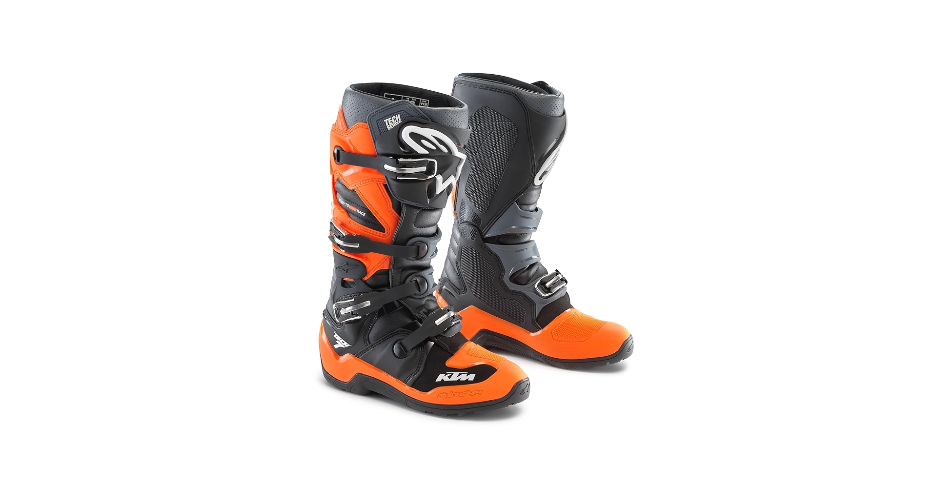 Amazon.com: KTM Alpinestars Tech 7 EXC Grey/Black/Orange Motocross