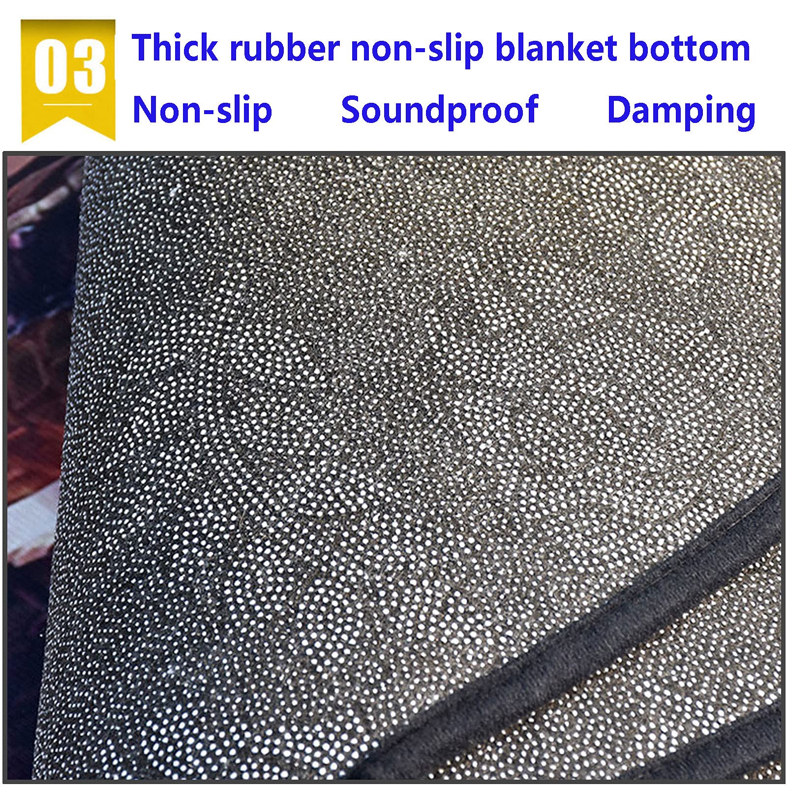 QQDD Drum Rug Drum Mat Geluiddichte Mat Elektronische Drum