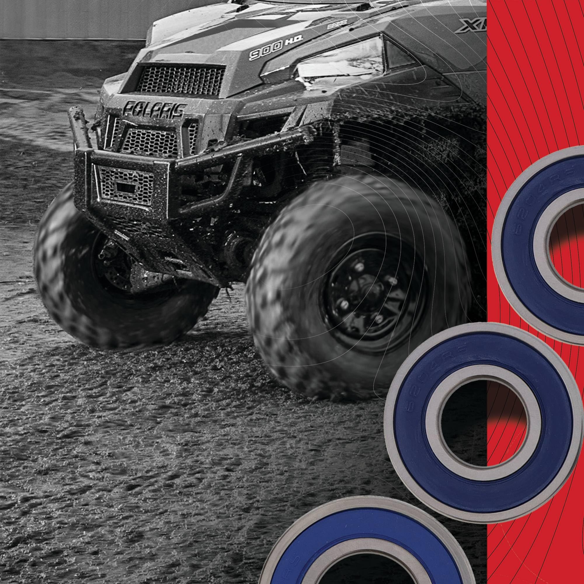 Amazon.com: All Balls Racing 25-1386 Wheel Bearing Kit Compatible