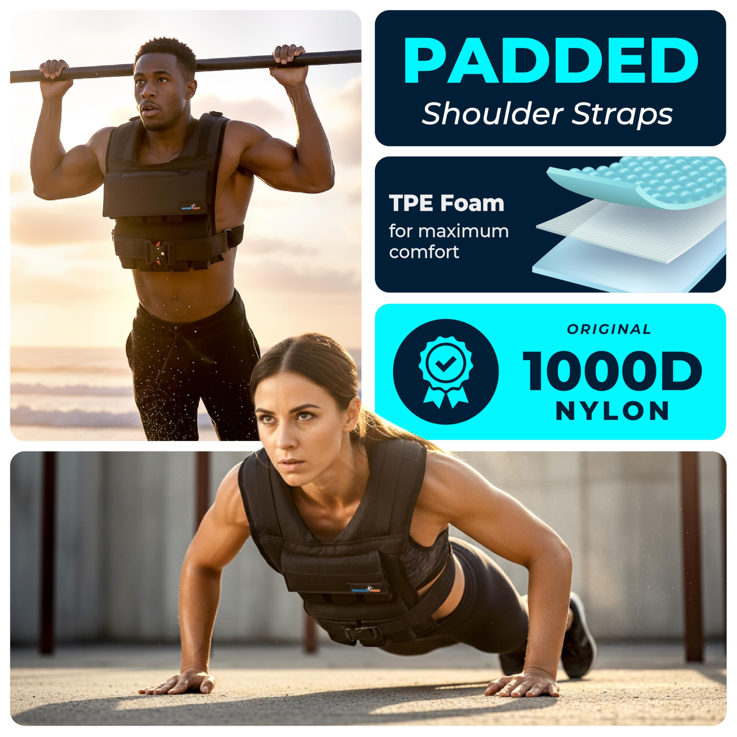 Amazon.co.jp: Gymnastics Power ウエイトベスト 35ポンド/16kg