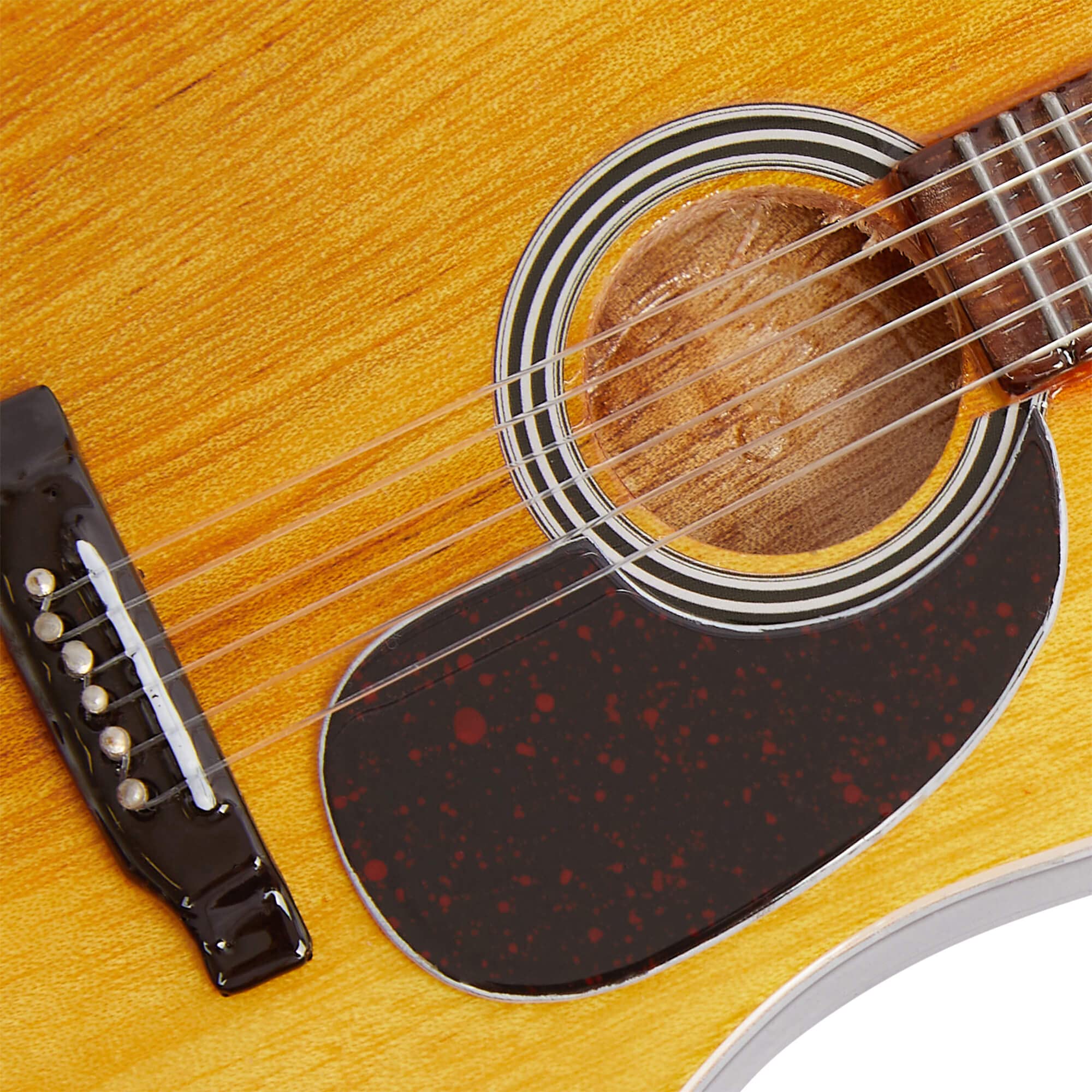 Neil Young – Réplique de Guitare Miniature - Cadeaux de Musique - Ornement Fait à la Main