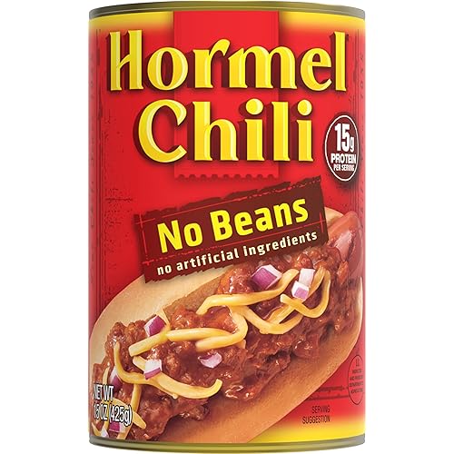 Hormel Chili Sin frijoles, 15 onzas (paquete de 12)