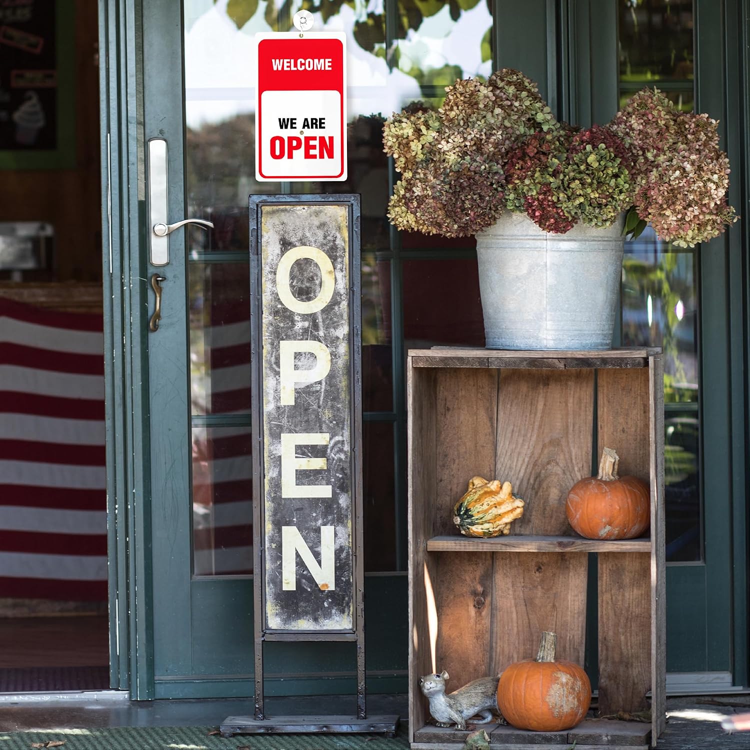 Will Return Sign With Clock - 10 Pack - 9.25 x 5.75 Inch - Bright Red and White Colors - Includes Suction Cup - Ideal Be Right Back Signs for Business, Retail Store, Office Door or Window
